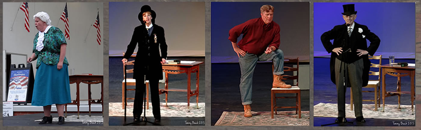 Chautauqua header 4 scholars in period costume